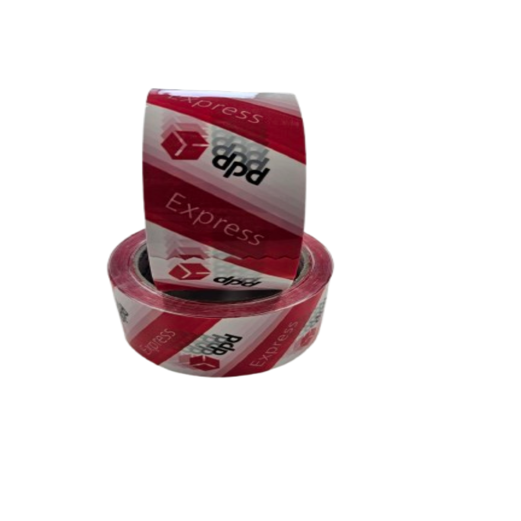 DPD rood/wit garantie tape - 2 rollen